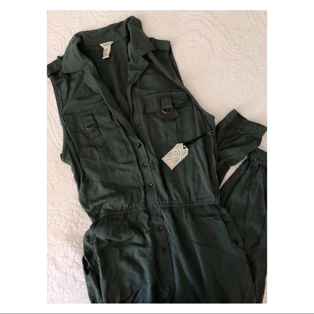 Olive jumpsuit